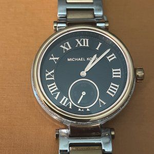 Michael Kors Skylar Black Dial Two-tone Ladies Watch